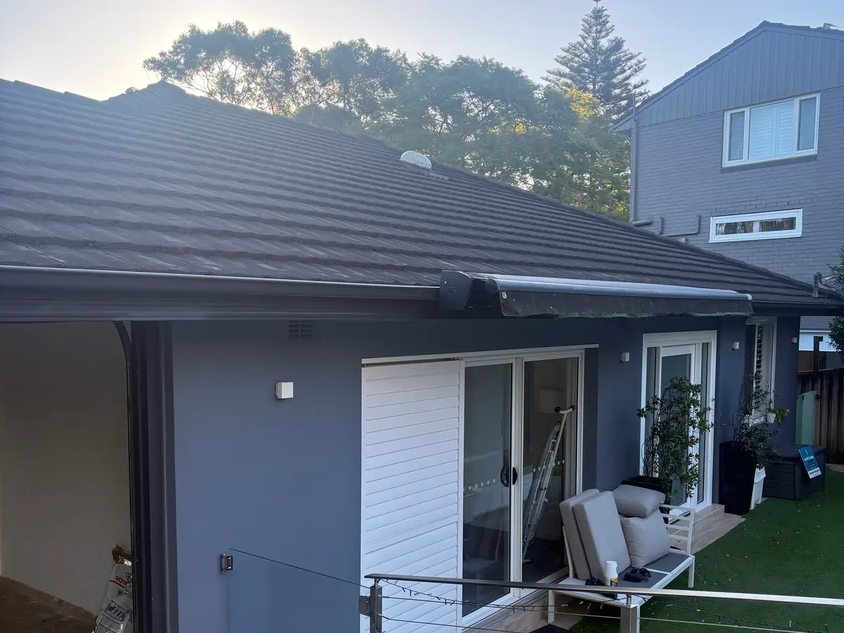 Clean roofline and gutters on a Sydney home