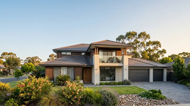 Sydney home with an established front garden